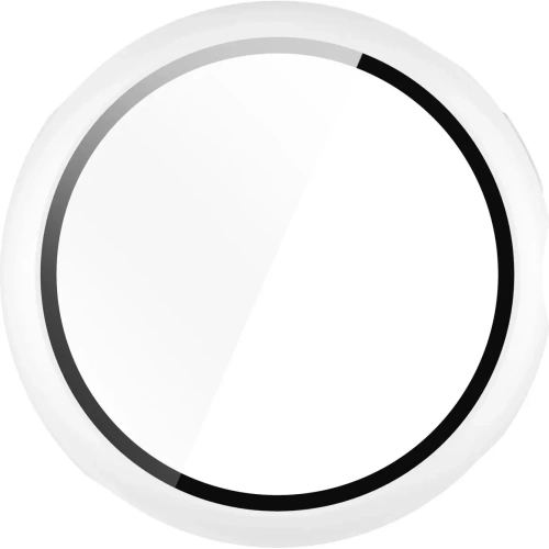 Etui ze szkłem do zegarka Bizon Case+Glass Watch do Google Pixel Watch 3 41mm białe