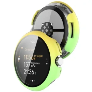 Wholesale Bizon Case+Glass Watch Google Pixel Watch 3 41mm yellow-green - BIZ6361 - {ean13} - Hurt