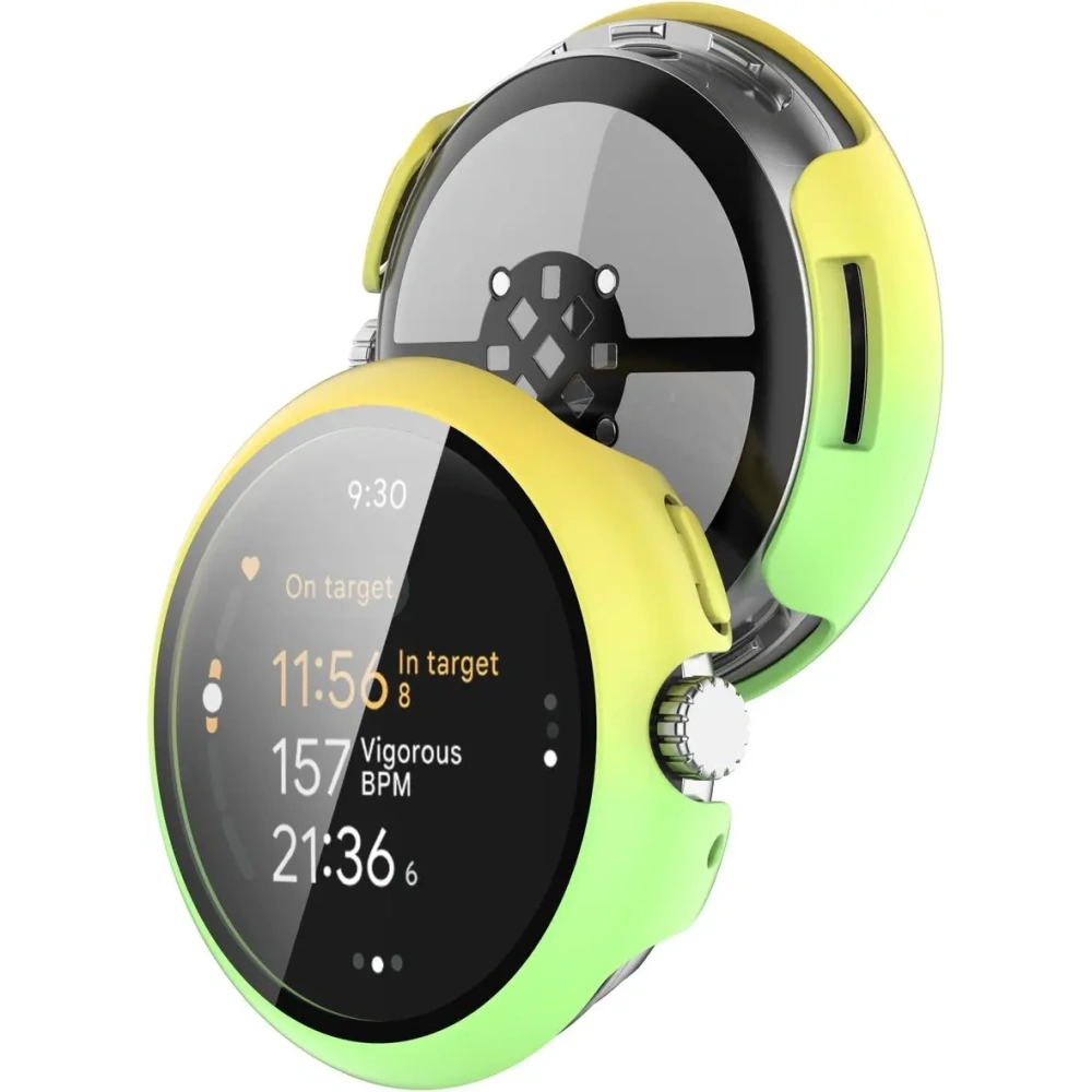 Hurtownia GSM - Bizon Case+Glass Óra Google Pixel Óra 3 41mm sárga-zöld - BIZ6361 - {ean13} - Hurt