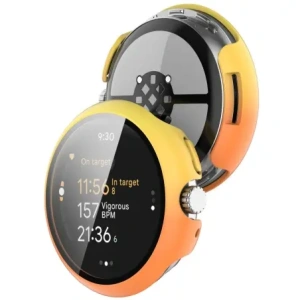 Wholesale Bizon Case+Glass Watch Google Pixel Watch 3 41mm yellow-orange - BIZ6362 - {ean13} - Hurt