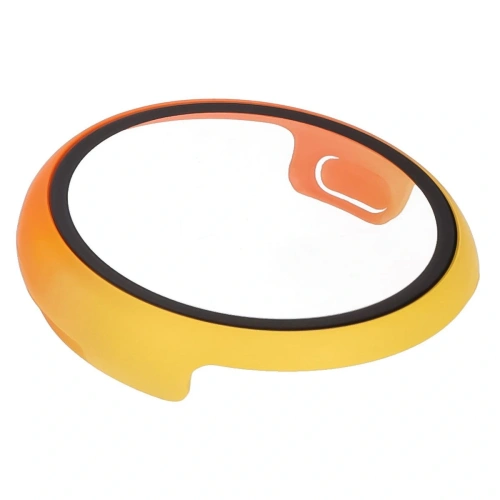 Etui ze szkłem do zegarka Bizon Case+Glass Watch do Google Pixel Watch 3 41mm żółtopomarańczowe