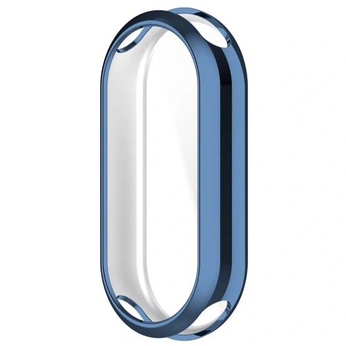 Etui z osłoną ekranu Bizon Case Watch Felipe do Xiaomi Smart Band 9 niebieskie