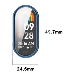 Hurtownia GSM - Caz de ceas Bizon Felipe Xiaomi Band 9 inteligent albastru - BIZ6363 - {ean13} - Hurt
