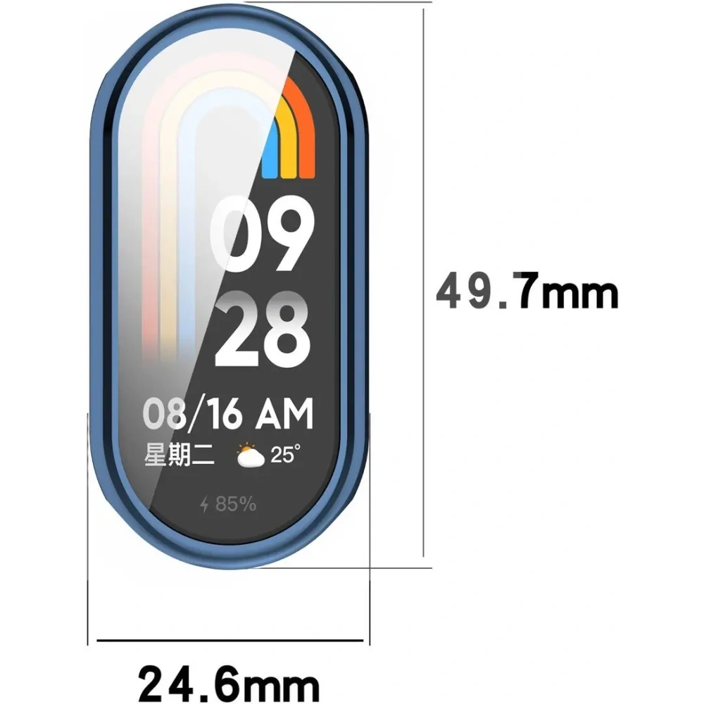 Hurtownia GSM - Bizon Case Watch Felipe Xiaomi Smart Band 9 blau - BIZ6363 - {ean13} - Hurt