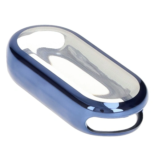 Etui z osłoną ekranu Bizon Case Watch Felipe do Xiaomi Smart Band 9 niebieskie