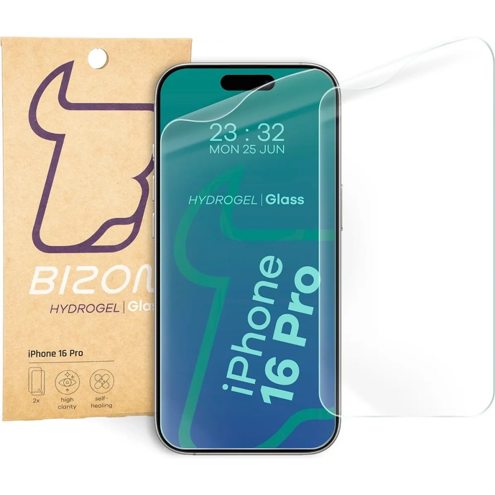 Wholesale Bizon Glass Hydrogel Front Apple iPhone 16 Pro [2 PACK] - BIZ6364 - {ean13} - Hurt