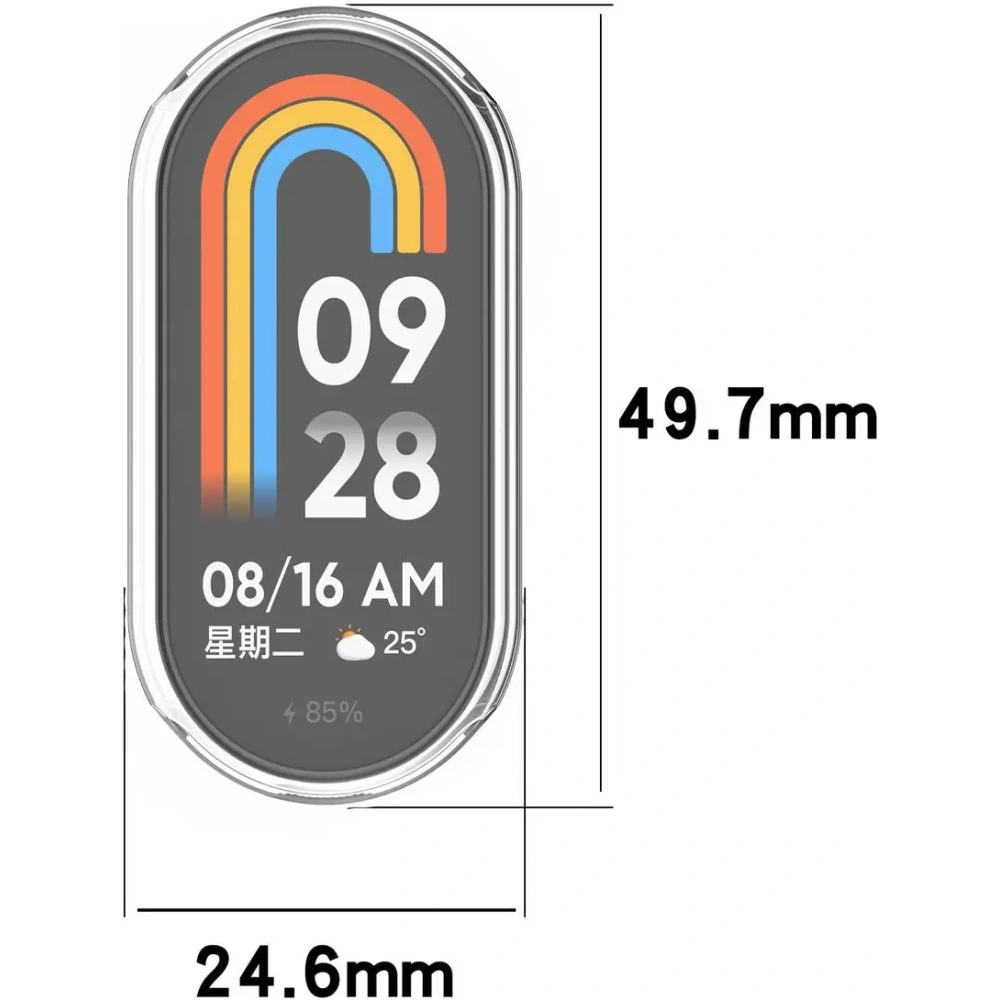 Hurtownia GSM - Bizon Case Watch Felipe Xiaomi Smart Band 9 klar - BIZ6365 - {ean13} - Hurt