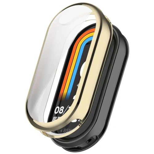 Etui z osłoną ekranu Bizon Case Watch Felipe do Xiaomi Smart Band 9 złote