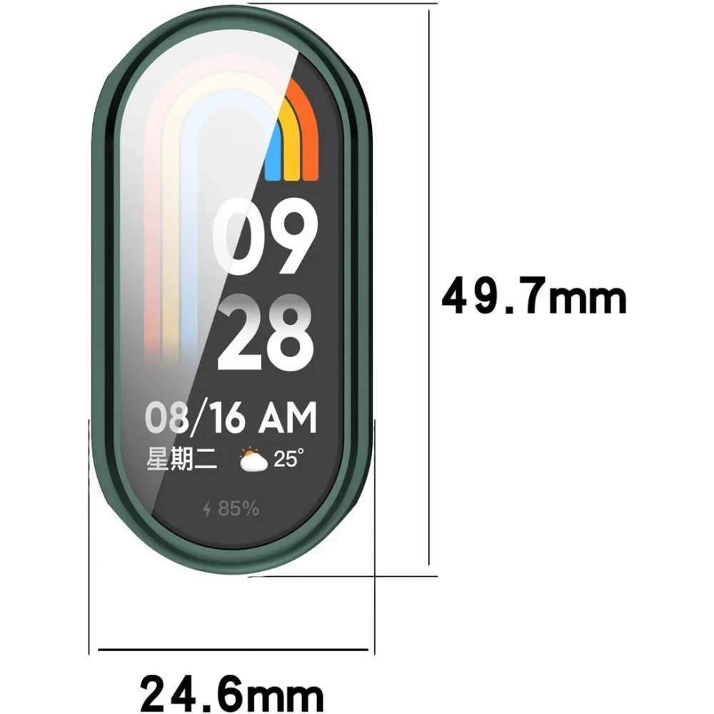 Hurtownia GSM - Bizon Case Watch Felipe Xiaomi Smart Band 9 zöld - BIZ6368 - {ean13} - Hurt
