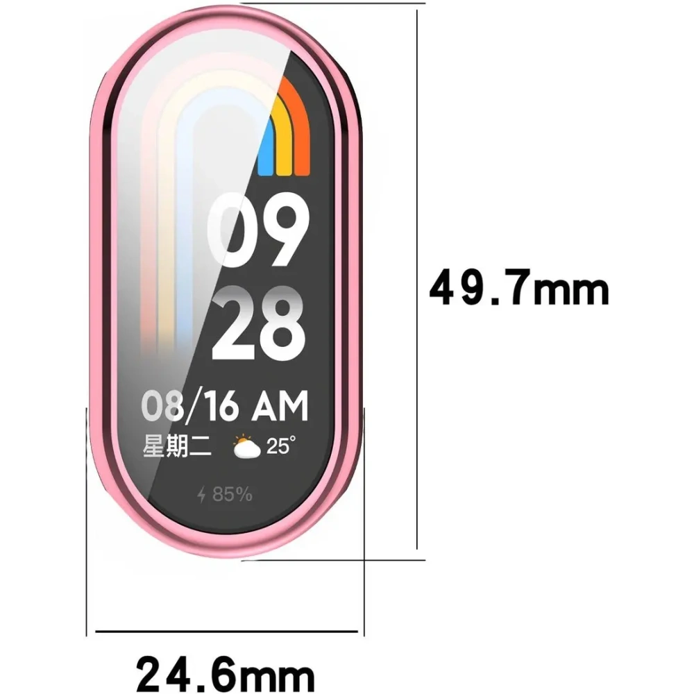 Hurtownia GSM - Bizon Case Watch Felipe Xiaomi Smart Band 9 rózsaszín - BIZ6369 - {ean13} - Hurt