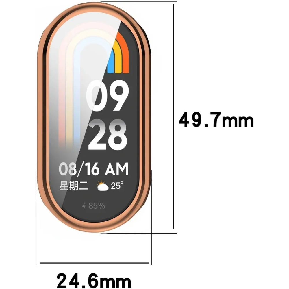 Hurtownia GSM - Bizon Case Watch Felipe Xiaomi Smart Band 9 rózsaarany - BIZ6370 - {ean13} - Hurt