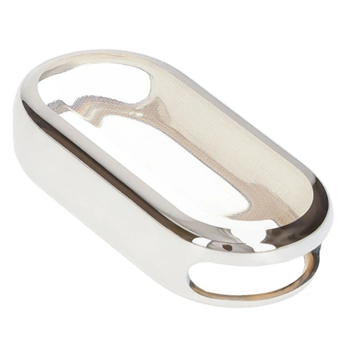 Etui z osłoną ekranu Bizon Case Watch Felipe do Xiaomi Smart Band 9 srebrne