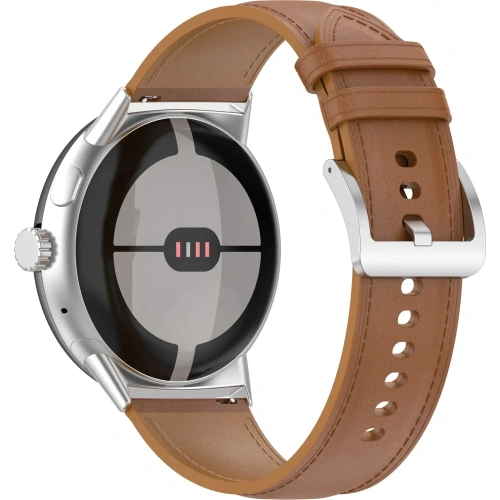 Skórzany pasek Bizon Strap Watch Casual 41 mm do Pixel Watch 3/Watch 2/Watch 1 jasnobrązowy