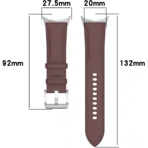 Wholesale Bizon Strap Watch Casual 41 mm Pixel Watch 3/Watch 2/Watch 1 dark brown - BIZ6376 - {ean13} - Hurt