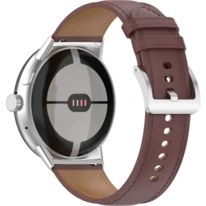 Bizon Strap Watch Casual 41 mm Pixel Watch 3/Watch 2/Watch 1 dark brown