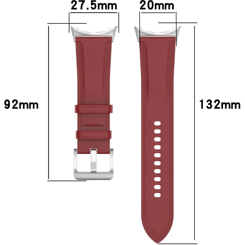 Hurtownia GSM - Bizon Strap Watch Casual 41 mm Pixel Watch 3/Watch 2/Watch 1 burgundă - BIZ6378 - {ean13} - Hurt