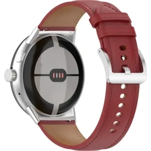 Bizon Strap Watch Casual 41 mm Pixel Watch 3/Watch 2/Watch 1 burgundy