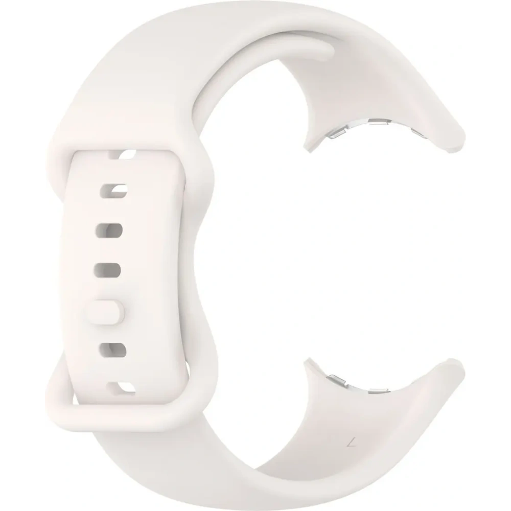 Hurtownia GSM - Silikonový pásek Bizon Strap Watch Silicone do Google Pixel Watch 3/Watch 2/Watch 1 41mm perlový - BIZ6379 - {ean13} - Hurt