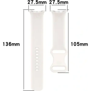 Hurtownia GSM - Bizon Strap Watch Silicone Google Pixel Watch 3/Watch 2/Watch 1 41mm perlă - BIZ6379 - {ean13} - Hurt