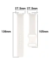 Wholesale Bizon Strap Watch Silicone Google Pixel Watch 3/Watch 2/Watch 1 41mm pearl - BIZ6379 - {ean13} - Hurt