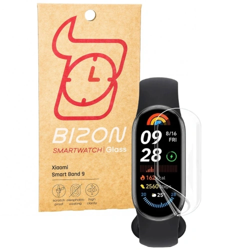 Folia hydrożelowa na ekran Bizon Glass Watch Hydrogel do Xiaomi Smart Band 9 [2 PACK]