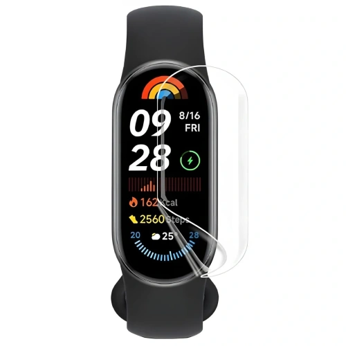 Folia hydrożelowa na ekran Bizon Glass Watch Hydrogel do Xiaomi Smart Band 9 [2 PACK]
