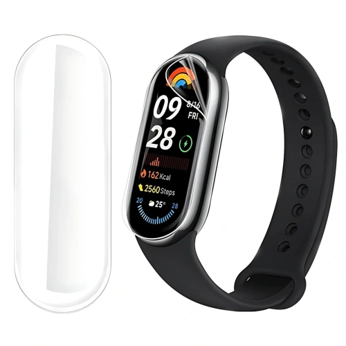 Folia hydrożelowa na ekran Bizon Glass Watch Hydrogel do Xiaomi Smart Band 9 [2 PACK]