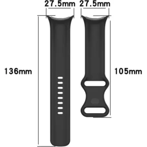 Wholesale Bizon Strap Watch Silicone Google Pixel Watch 3/Watch 2/Watch 1 41mm black - BIZ6381 - {ean13} - Hurt