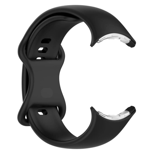 Silikonowy pasek Bizon Strap Watch Silicone do Google Pixel Watch 3/Watch 2/Watch 1 41mm czarny