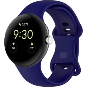 Wholesale Bizon Strap Watch Silicone Google Pixel Watch 3/Watch 2/Watch 1 41mm sapphire - BIZ6382 - {ean13} - Hurt