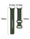 Wholesale Bizon Strap Watch Silicone Google Pixel Watch 3/Watch 2/Watch 1 41mm dark green - BIZ6383 - {ean13} - Hurt