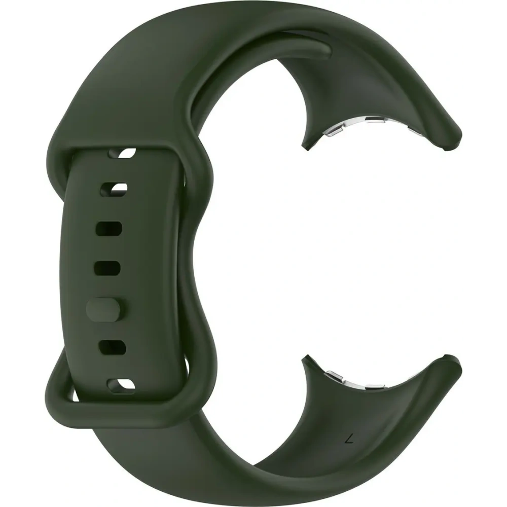 Wholesale Bizon Strap Watch Silicone Google Pixel Watch 3/Watch 2/Watch 1 41mm dark green - BIZ6383 - {ean13} - Hurt
