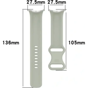Wholesale Bizon Strap Watch Silicone Google Pixel Watch 3/Watch 2/Watch 1 41mm khaki - BIZ6385 - {ean13} - Hurt