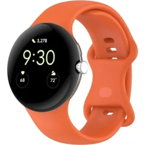 Wholesale Bizon Strap Watch Silicone Google Pixel Watch 3/Watch 2/Watch 1 41mm orange - BIZ6386 - {ean13} - Hurt