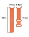 Wholesale Bizon Strap Watch Silicone Google Pixel Watch 3/Watch 2/Watch 1 41mm orange - BIZ6386 - {ean13} - Hurt