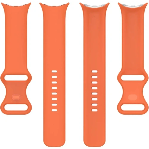Silikonowy pasek Bizon Strap Watch Silicone do Google Pixel Watch 3/Watch 2/Watch 1 41mm pomarańczowy