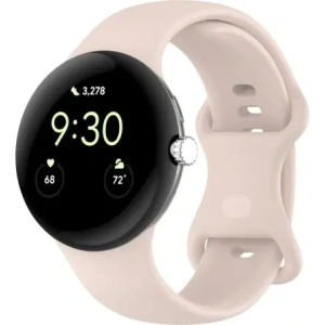 Wholesale Bizon Strap Watch Silicone Google Pixel Watch 3/Watch 2/Watch 1 41mm light rose - BIZ6387 - {ean13} - Hurt