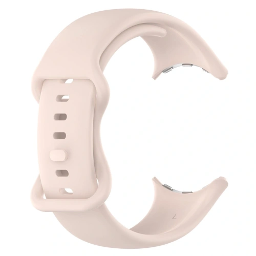 Silikonowy pasek Bizon Strap Watch Silicone do Google Pixel Watch 3/Watch 2/Watch 1 41mm jasnoróżowy