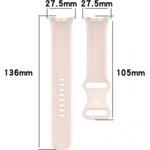 Hurtownia GSM - Bizon Strap Watch Silicone Google Pixel Watch 3/Watch 2/Watch 1 41mm roz deschis - BIZ6387 - {ean13} - Hurt