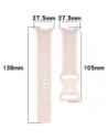 Hurtownia GSM - Bizon Szíjas Óra Szilikon Google Pixel Óra 3/Óra 2/Óra 1 41mm világos rózsaszín - BIZ6387 - {ean13} - Hurt