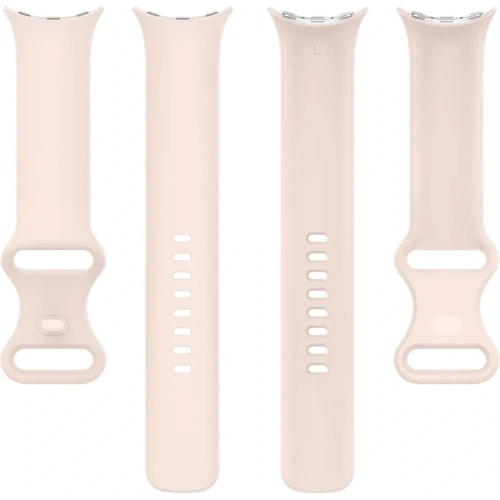 Silikonowy pasek Bizon Strap Watch Silicone do Google Pixel Watch 3/Watch 2/Watch 1 41mm jasnoróżowy
