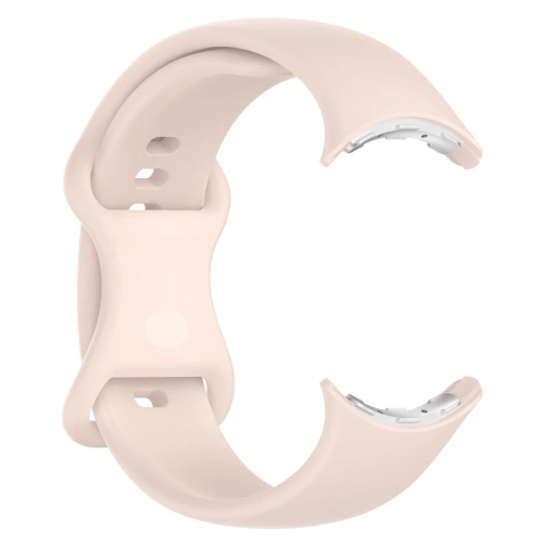 Silikonowy pasek Bizon Strap Watch Silicone do Google Pixel Watch 3/Watch 2/Watch 1 41mm jasnoróżowy