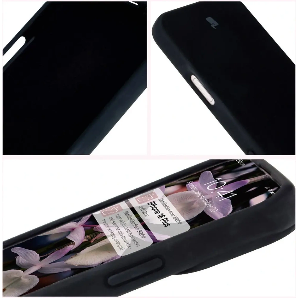 Hurtownia GSM - Bizon Soft Case Apple iPhone 16 Plus negru - BIZ6389 - {ean13} - Hurt