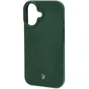 Silikonowe etui Bizon Soft Case do Apple iPhone 16 ciemnozielone