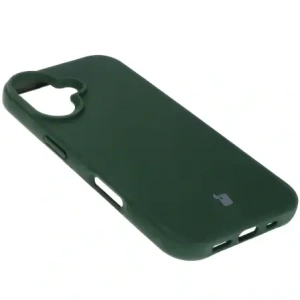 Silikonowe etui Bizon Soft Case do Apple iPhone 16 ciemnozielone
