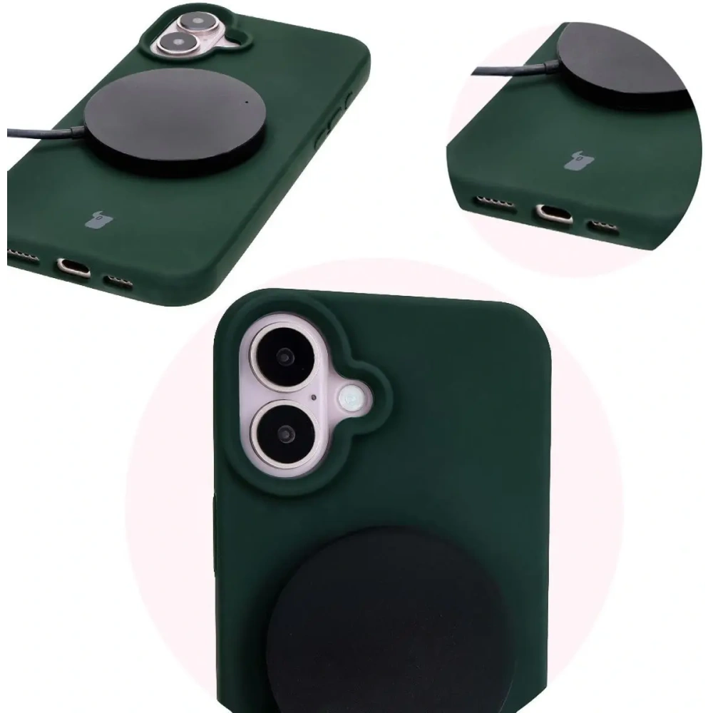 Wholesale Bizon Soft Case Apple iPhone 16 dark green - BIZ6390 - {ean13} - Hurt