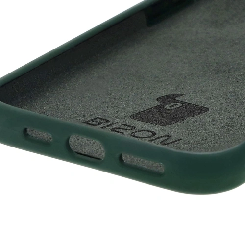 Silikonowe etui Bizon Soft Case do Apple iPhone 16 Plus ciemnozielone
