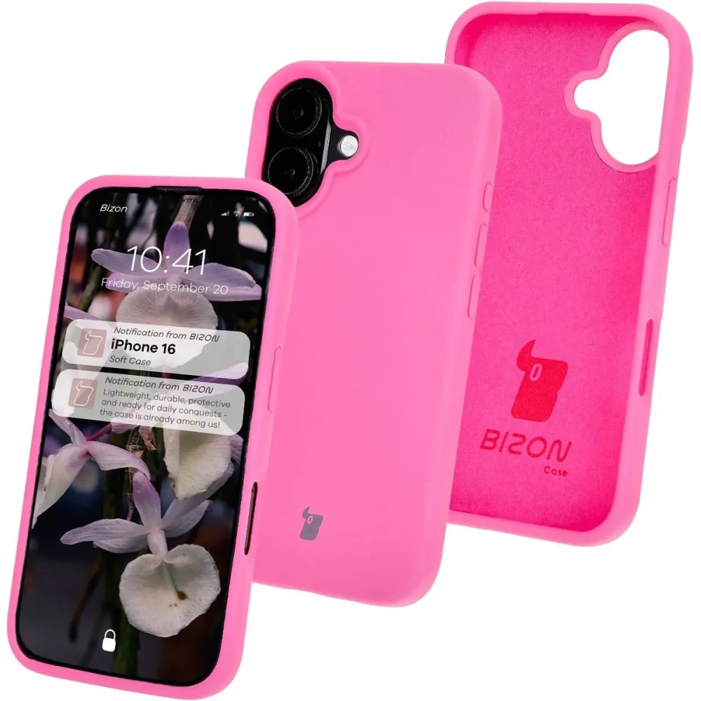 Hurtownia GSM - Silikonové pouzdro Bizon Soft Case pro Apple iPhone 16 fuchsie - BIZ6392 - {ean13} - Hurt