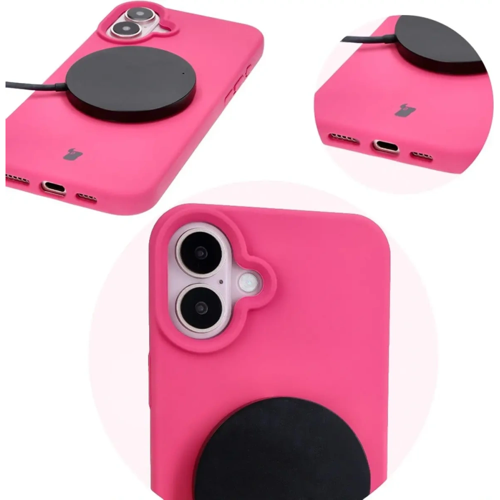 Hurtownia GSM - Bizon Soft Case Apple iPhone 16 Plus fuchsia - BIZ6393 - {ean13} - Hurt