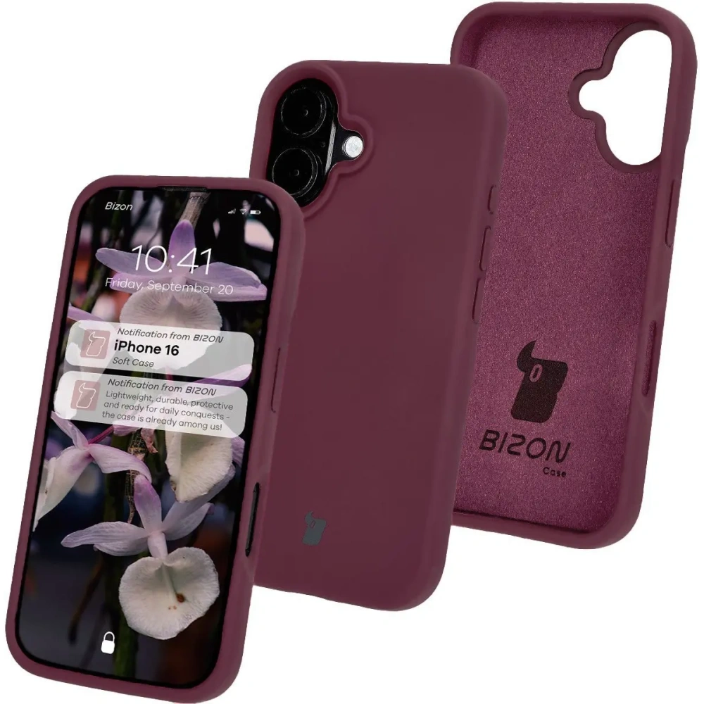 Wholesale Bizon Soft Case Apple iPhone 16 dark purple - BIZ6394 - {ean13} - Hurt